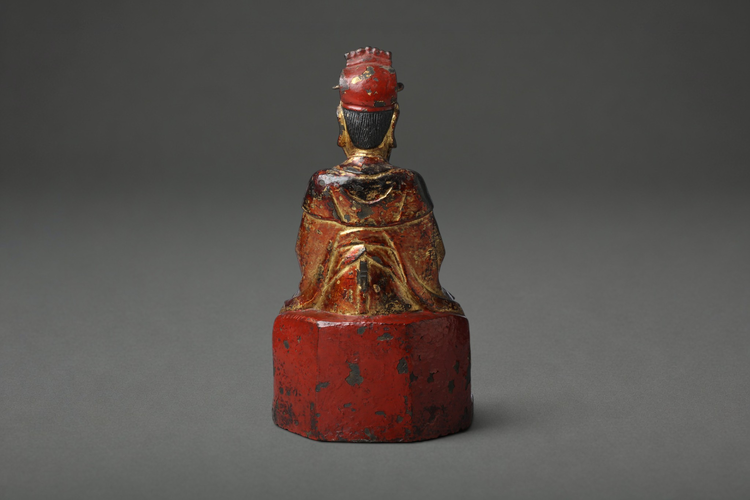 Gilded and lacquered bronze statue of the Taoist deity Wenchang Wang
