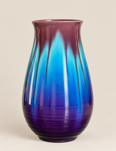 Ribbed Vase
