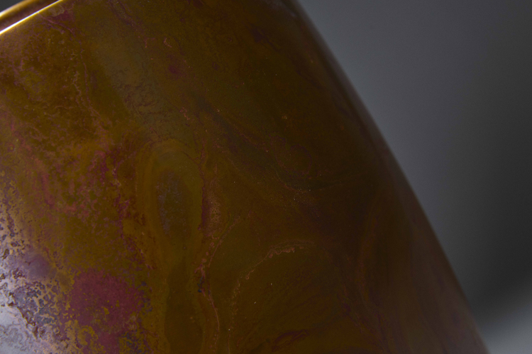 Large bronze vase 