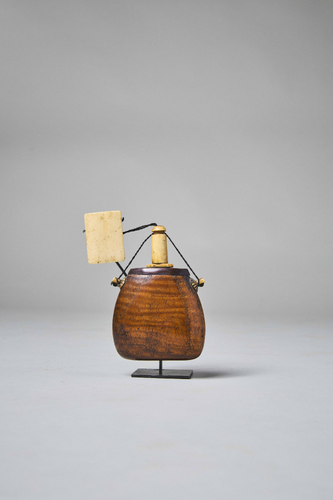 Four Powder Flasks (Kayaku-ire) on Stands 