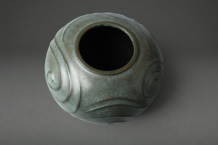 Bronze Vaze 'Wave' 