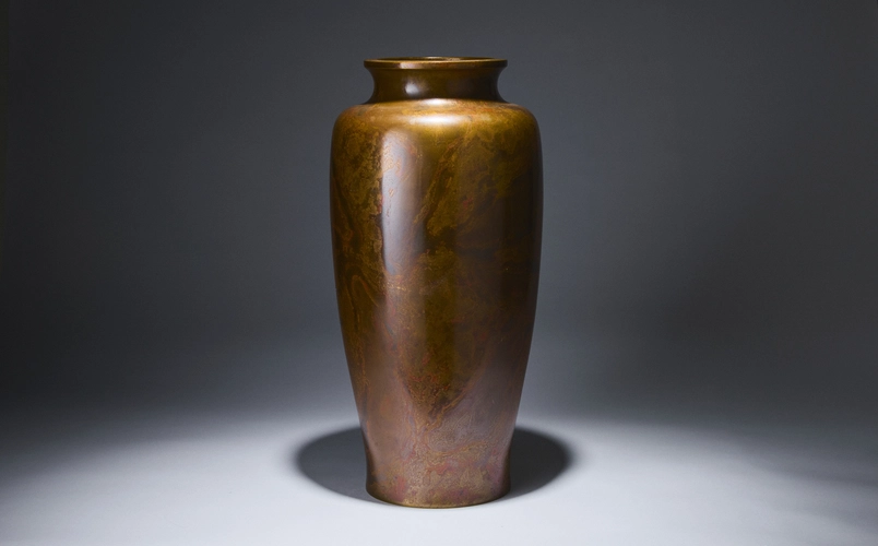 Extra large bronze vase 
