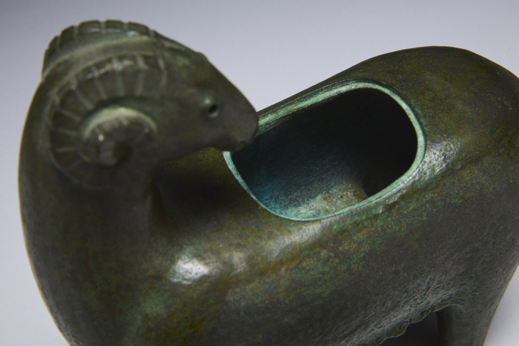 Bronze Koro in the Form of a Ram 