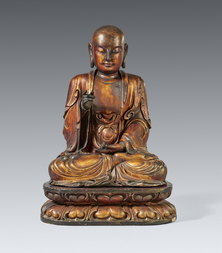 Gilt Lacquered Figure of Buddha