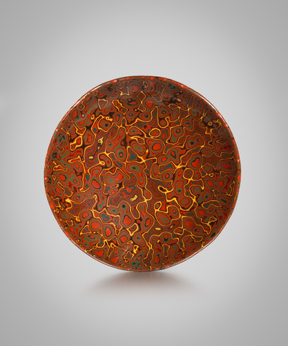 Dry Lacquer Serving Dish