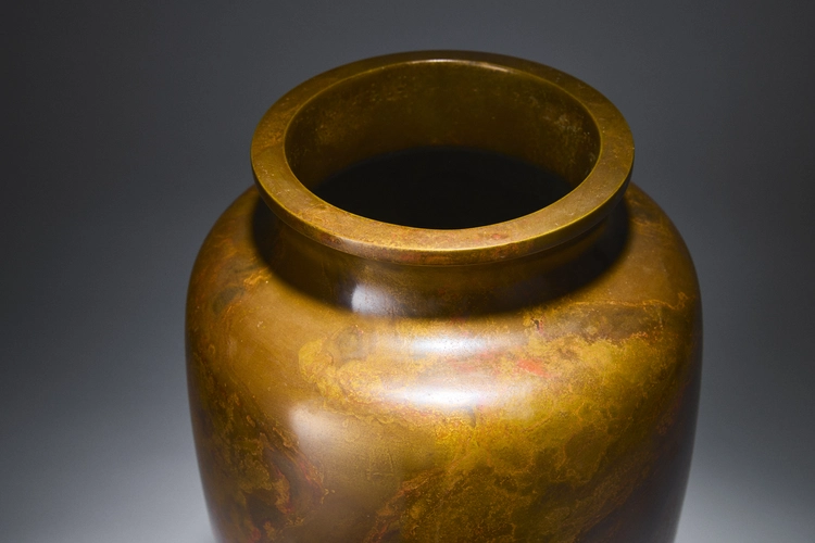 Extra large bronze vase 