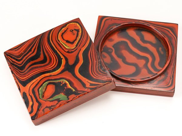 Layered Red Lacquer Kogo