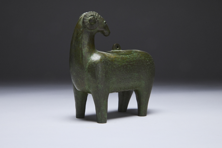 Bronze Koro in the Form of a Ram 