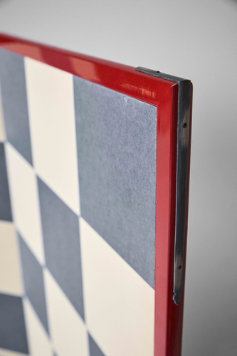 Six-Panel Folding Screen (Byōbu) with Ichimatsu Checkerboard Pattern