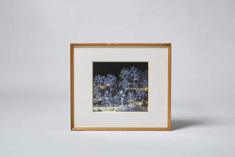 Lacquer Painting 'Lush Growth'