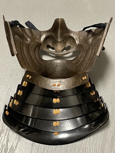 Hammered Iron Ryubu Menpo