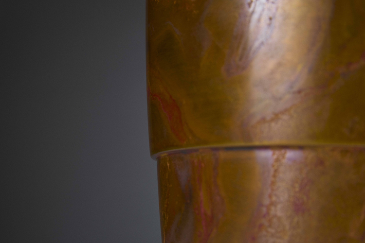 Large bronze vase