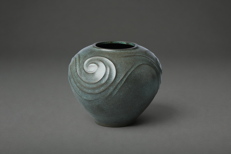 Bronze Vaze 'Wave' 