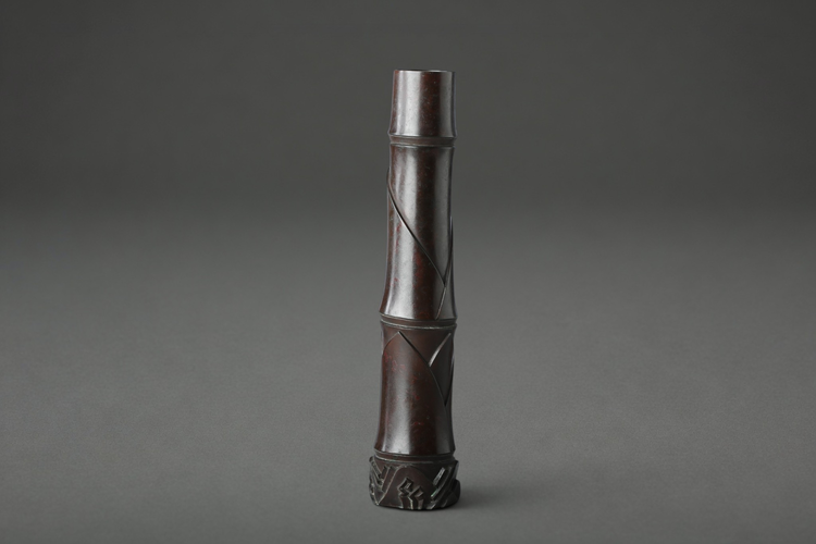 Bronze vase 'Bamboo' 