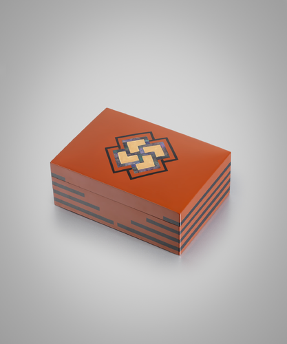 Small Box with Geometrical Patterns