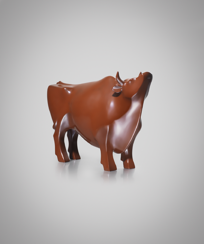 Okimono of an Ox 