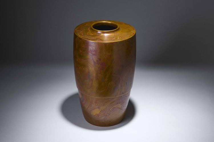 Large bronze vase 