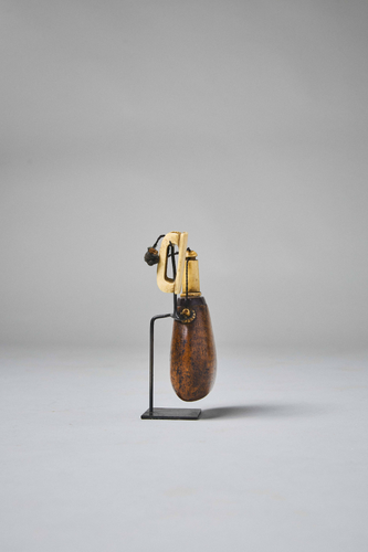 Four Powder Flasks (Kayaku-ire) on Stands 