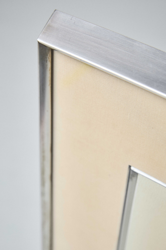 Silver Lacquer Painting 'Squids' 