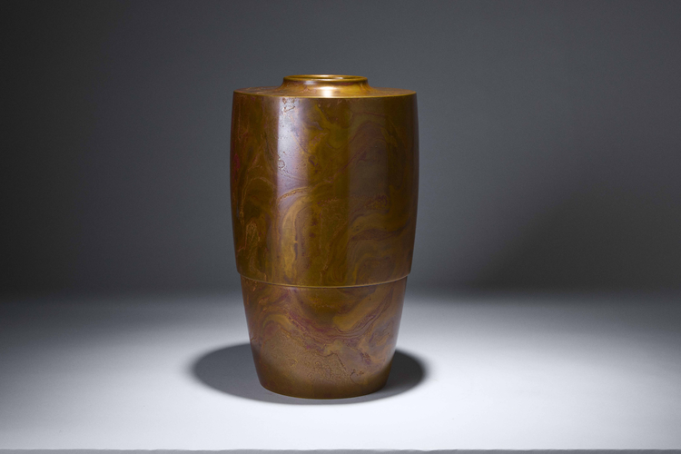 Large bronze vase